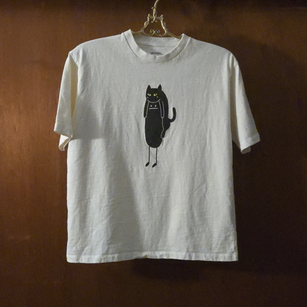Graniph Nekokaburi Beautiful Shadow Tee